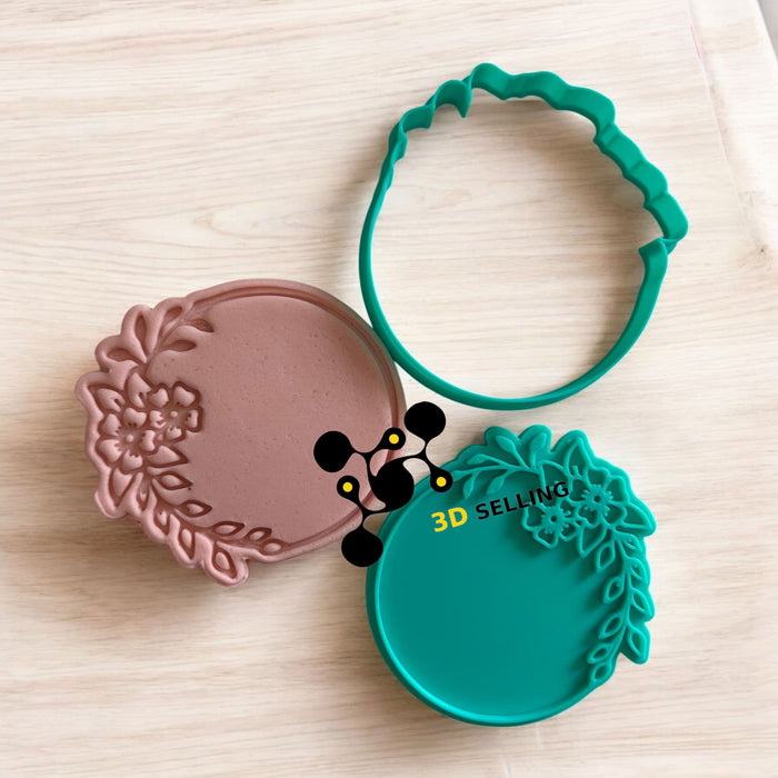 SELLING3D Casa, arredamento e bricolage:Articoli per cucina e bar:Accessori per pasticceria:Altro accessori per pasticceria Cornice con anemoni