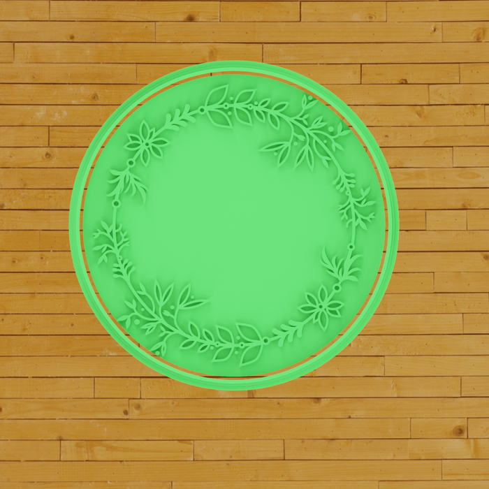 Selling3D Casa, arredamento e bricolage:Articoli per cucina e bar:Accessori per pasticceria:Altro accessori per pasticceria Cornice Floreale