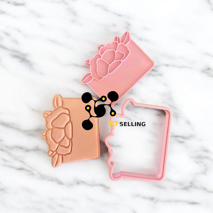 selling3D Casa, arredamento e bricolage:Articoli per cucina e bar:Accessori per pasticceria:Altro accessori per pasticceria Cornice segnaposto con fiore
