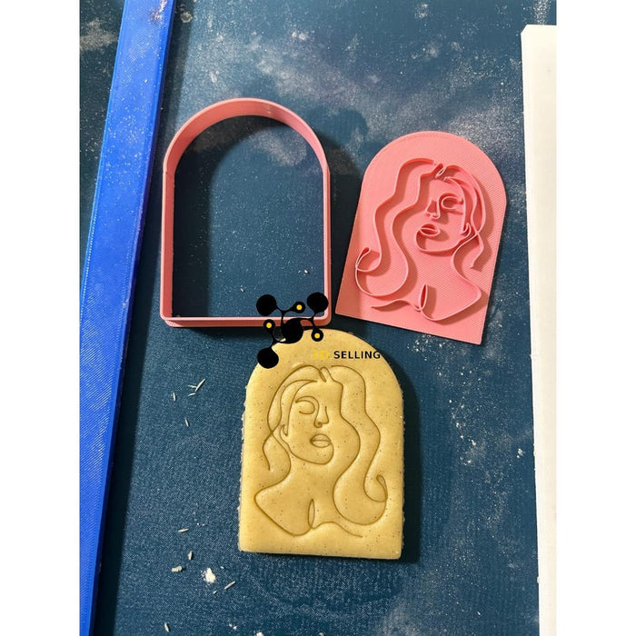 Selling3D Casa, arredamento e bricolage:Articoli per cucina e bar:Accessori per pasticceria:Altro accessori per pasticceria Donna stilizzata