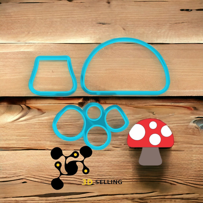 Selling3D Casa, arredamento e bricolage:Articoli per cucina e bar:Accessori per pasticceria:Altro accessori per pasticceria Fungo Scomponibile