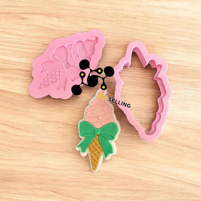 SELLING3D Casa, arredamento e bricolage:Articoli per cucina e bar:Accessori per pasticceria:Altro accessori per pasticceria Gelato stampo in 3D 8cm