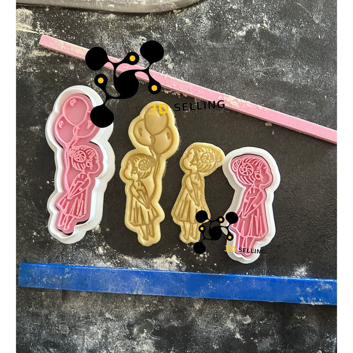 Selling3D Casa, arredamento e bricolage:Articoli per cucina e bar:Accessori per pasticceria:Altro accessori per pasticceria Kit Bimba di Spalle 8cm