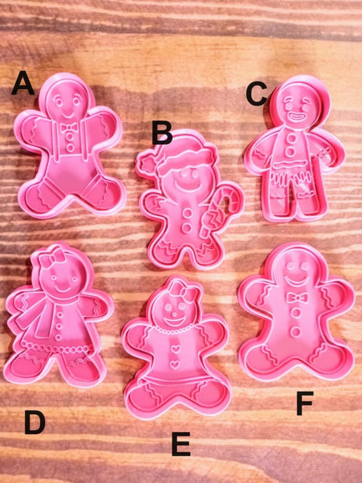 Selling3D Casa, arredamento e bricolage:Articoli per cucina e bar:Accessori per pasticceria:Altro accessori per pasticceria Kit Gingerbread 8cm