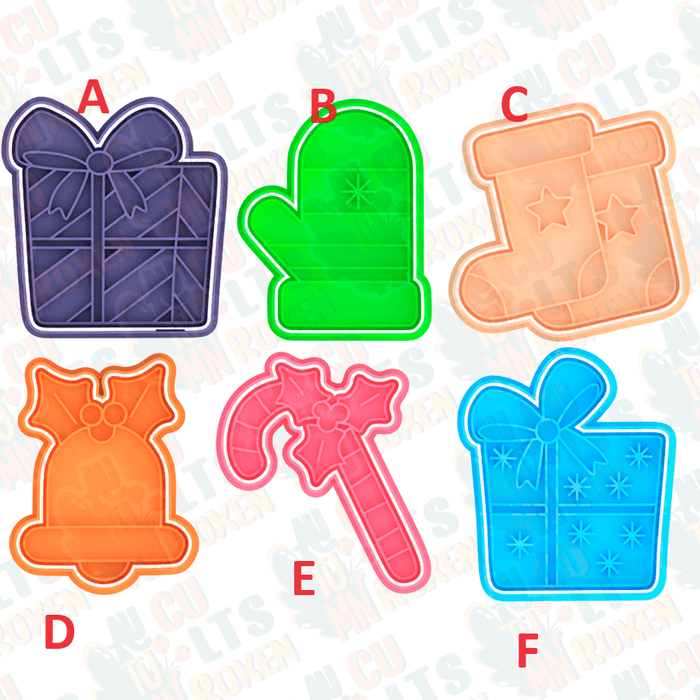 Selling3D Casa, arredamento e bricolage:Articoli per cucina e bar:Accessori per pasticceria:Altro accessori per pasticceria Kit Natalizio Mod2