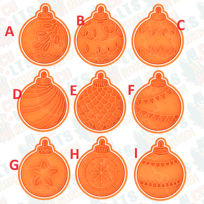 Selling3D Casa, arredamento e bricolage:Articoli per cucina e bar:Accessori per pasticceria:Altro accessori per pasticceria Kit Palline di Natale 8cm