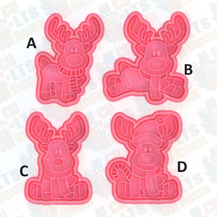 Selling3D Casa, arredamento e bricolage:Articoli per cucina e bar:Accessori per pasticceria:Altro accessori per pasticceria Kit Rudolf 8,5cm