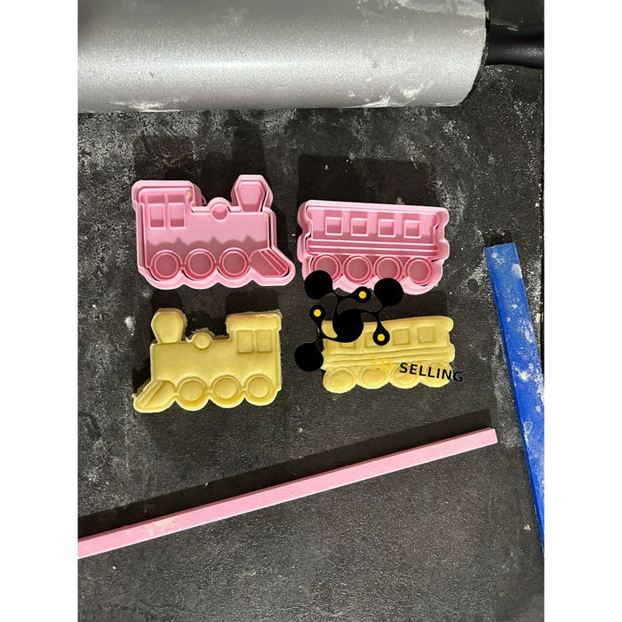 Selling3D Casa, arredamento e bricolage:Articoli per cucina e bar:Accessori per pasticceria:Altro accessori per pasticceria Kit treno e vagone 2 pezzi 8cm