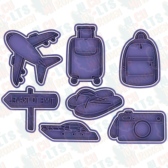 Selling3D Casa, arredamento e bricolage:Articoli per cucina e bar:Accessori per pasticceria:Altro accessori per pasticceria Kit Viaggio Mod2 8cm