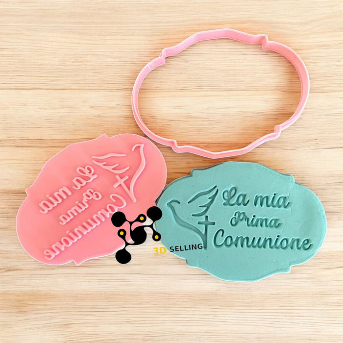 SELLING3D Casa, arredamento e bricolage:Articoli per cucina e bar:Accessori per pasticceria:Altro accessori per pasticceria La mia Prima Comunione con colomba Mod1