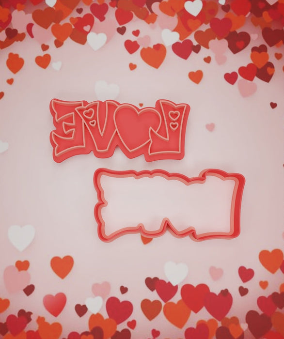 Selling3D Casa, arredamento e bricolage:Articoli per cucina e bar:Accessori per pasticceria:Altro accessori per pasticceria Love Stampatello 8cm