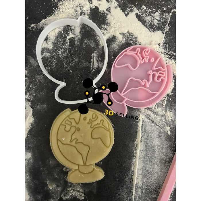 Selling3D Casa, arredamento e bricolage:Articoli per cucina e bar:Accessori per pasticceria:Altro accessori per pasticceria Mappamondo 8,5cm
