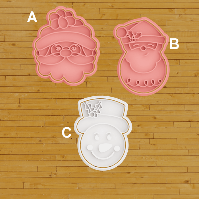Selling3D Casa, arredamento e bricolage:Articoli per cucina e bar:Accessori per pasticceria:Altro accessori per pasticceria Natale Tris set