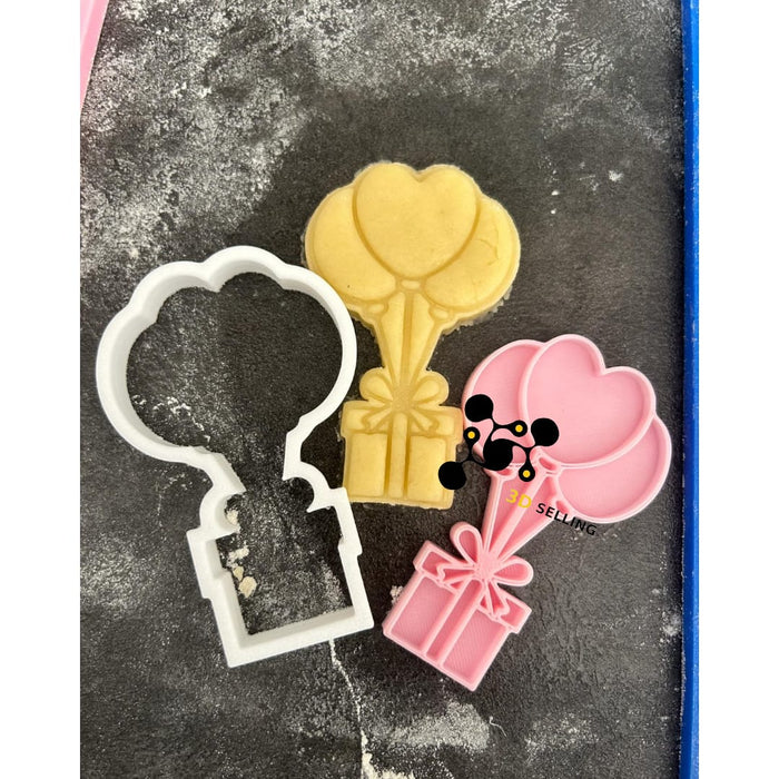 Selling3D Casa, arredamento e bricolage:Articoli per cucina e bar:Accessori per pasticceria:Altro accessori per pasticceria Pacco regalo con palloncini