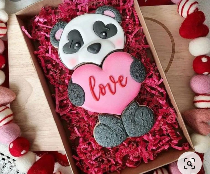 Selling3D Casa, arredamento e bricolage:Articoli per cucina e bar:Accessori per pasticceria:Altro accessori per pasticceria Panda Love Scomponibile 3 pezzi 15cm