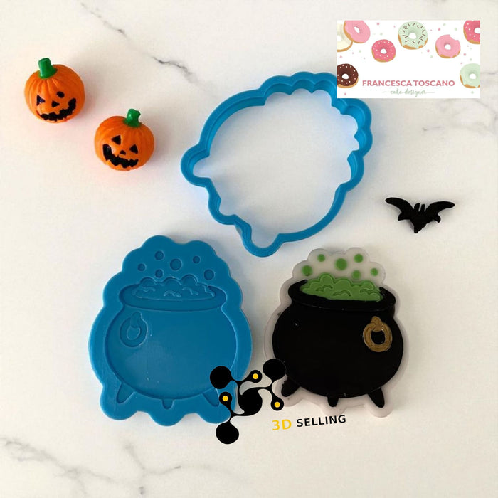Selling3D Casa, arredamento e bricolage:Articoli per cucina e bar:Accessori per pasticceria:Altro accessori per pasticceria Pentolone Cutter in 3D 8.5cm