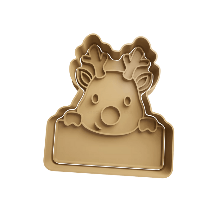 Selling3D Casa, arredamento e bricolage:Articoli per cucina e bar:Accessori per pasticceria:Altro accessori per pasticceria Segnaposto Rudolf 8cm