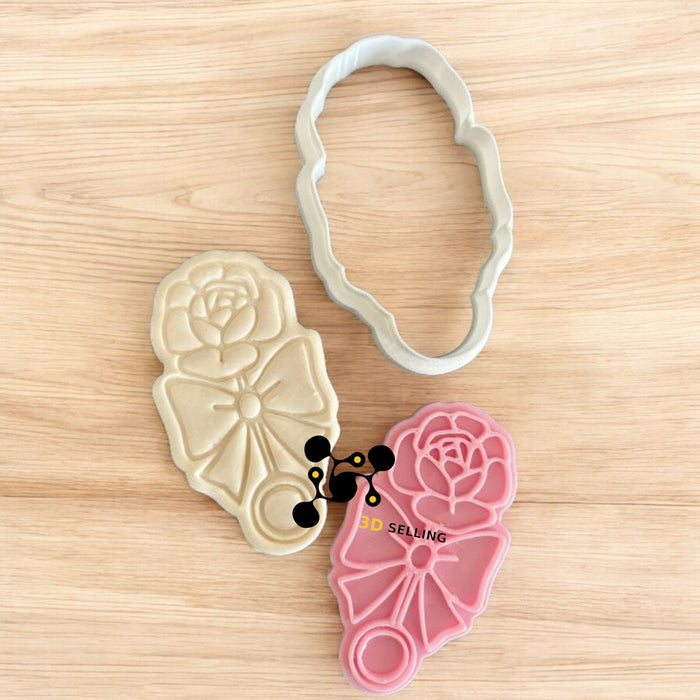 SELLING3D Casa, arredamento e bricolage:Articoli per cucina e bar:Accessori per pasticceria:Altro accessori per pasticceria Sonaglino con rosa