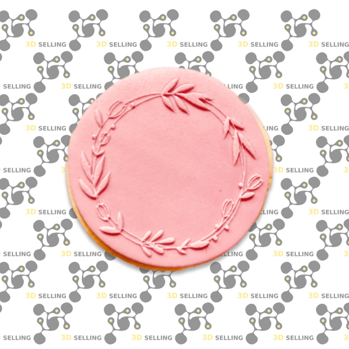 Selling3D Casa, arredamento e bricolage:Articoli per cucina e bar:Accessori per pasticceria:Altro accessori per pasticceria Stampo in acrilico + cutter cornice floreale