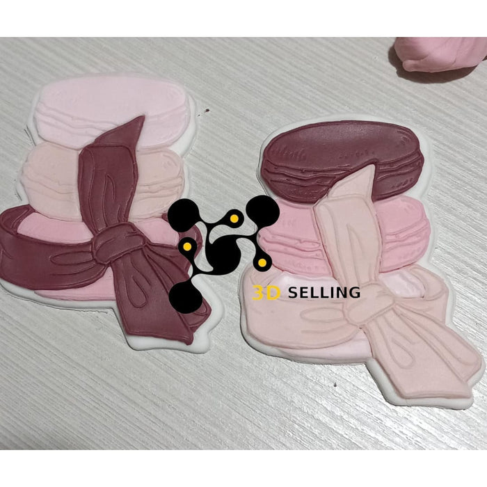 Selling3D Casa, arredamento e bricolage:Articoli per cucina e bar:Accessori per pasticceria:Altro accessori per pasticceria Stampo in acrilico + cutter Macaron