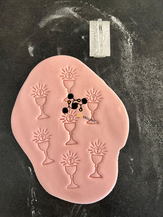 Selling3D Casa, arredamento e bricolage:Articoli per cucina e bar:Accessori per pasticceria:Altro accessori per pasticceria Timbro in acrilico 3cm Calice