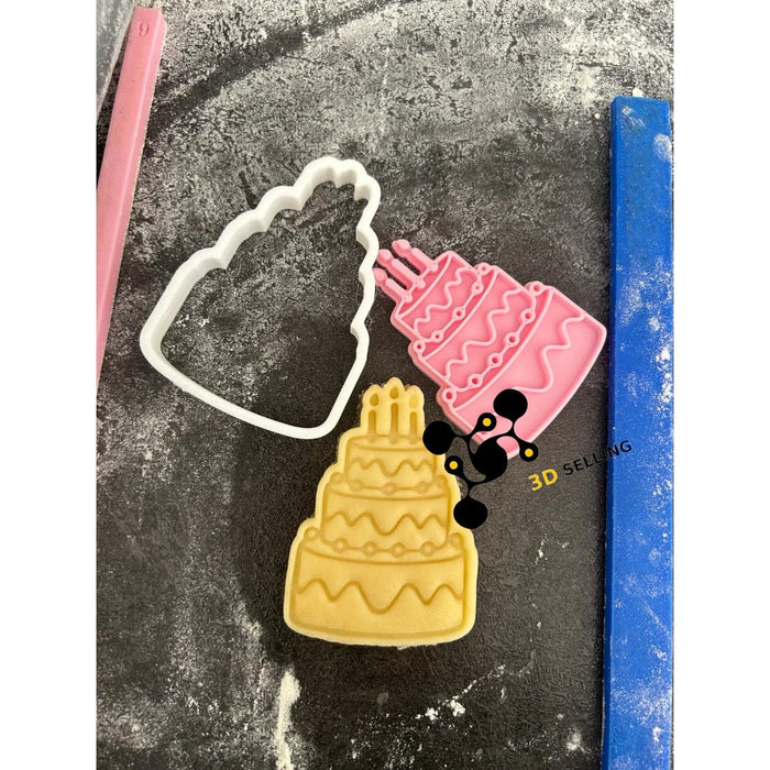 Selling3D Casa, arredamento e bricolage:Articoli per cucina e bar:Accessori per pasticceria:Altro accessori per pasticceria Torta a 3 piani