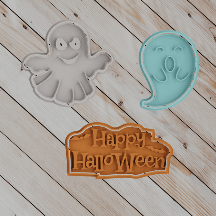 Selling3D Casa, arredamento e bricolage:Articoli per cucina e bar:Accessori per pasticceria:Altro accessori per pasticceria Tris di Halloween 8cm Mod2