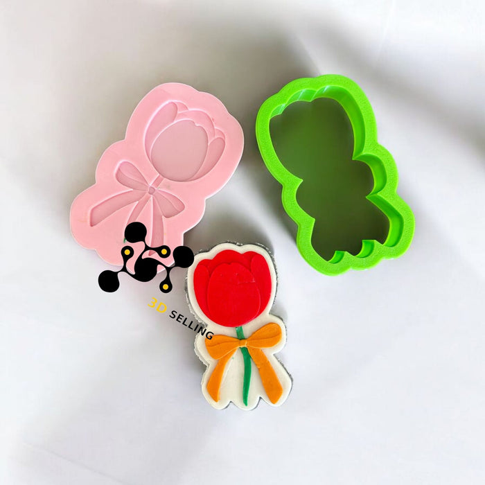Selling3D Casa, arredamento e bricolage:Articoli per cucina e bar:Accessori per pasticceria:Altro accessori per pasticceria Tulipano formina in 3D 8cm