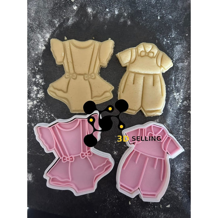Selling3D Casa, arredamento e bricolage:Articoli per cucina e bar:Accessori per pasticceria:Altro accessori per pasticceria Tutina Bimbo e bimba