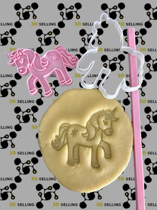 Selling3D Casa, arredamento e bricolage:Articoli per cucina e bar:Accessori per pasticceria:Altro accessori per pasticceria Unicorno Mod2