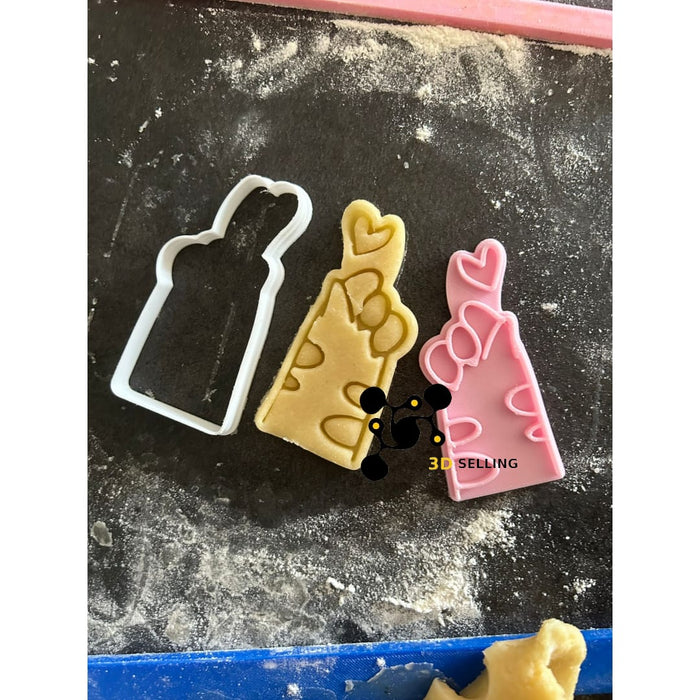 Selling3D Casa, arredamento e bricolage:Articoli per cucina e bar:Accessori per pasticceria:Altro accessori per pasticceria Zampa gattino con cuore
