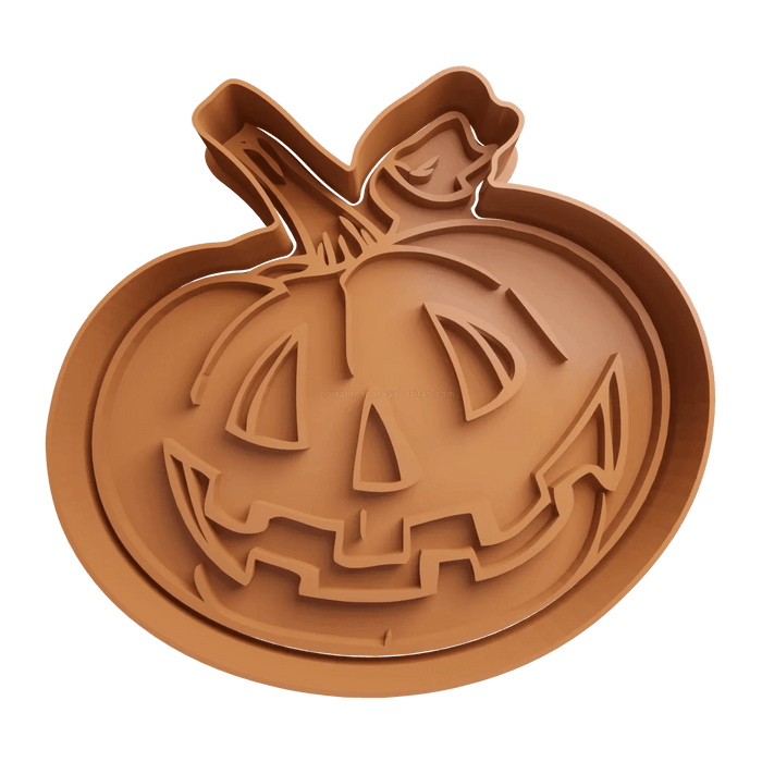 Selling3D Casa, arredamento e bricolage:Articoli per cucina e bar:Accessori per pasticceria:Altro accessori per pasticceria Zucca di Halloween Mod4 8cm