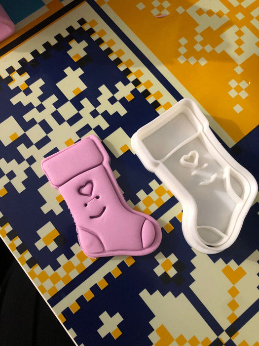 Selling3d Casa, arredamento e bricolage:Articoli per cucina e bar:Accessori per pasticceria:Formine e stampi per biscotti Calza di Natale di Natale Formine Biscotti Cookie Cutter