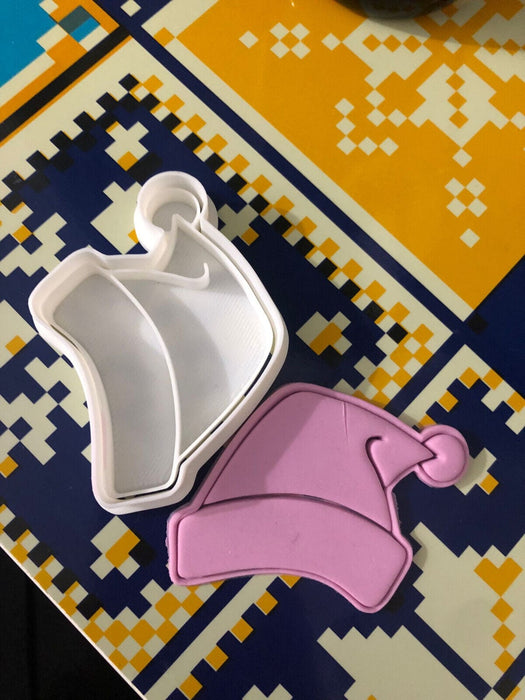 Selling3d Casa, arredamento e bricolage:Articoli per cucina e bar:Accessori per pasticceria:Formine e stampi per biscotti Cappello di Babbo Natale Formine Biscotti Cookie Cutter Natalizi
