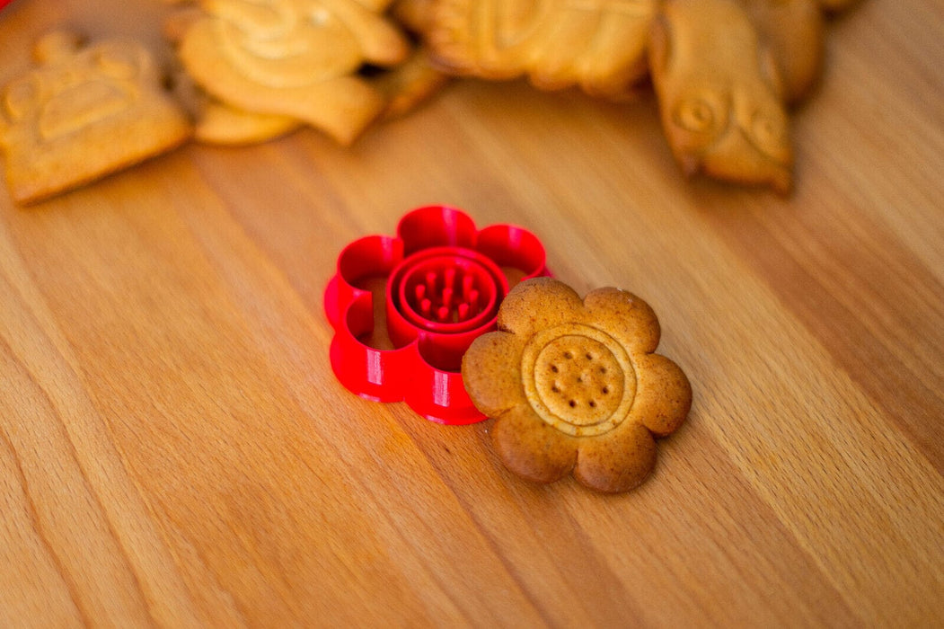 Selling3D Casa, arredamento e bricolage:Articoli per cucina e bar:Accessori per pasticceria:Formine e stampi per biscotti Fiore cookie cutter formina tragliabiscotti