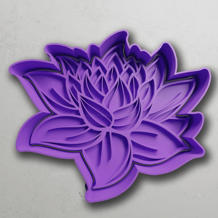 Selling3D Casa, arredamento e bricolage:Articoli per cucina e bar:Accessori per pasticceria:Formine e stampi per biscotti fiore di loto cookie cutter formina tagliabiscotti cake design professionale