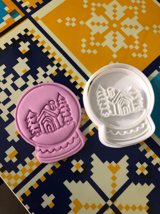 Selling3d Casa, arredamento e bricolage:Articoli per cucina e bar:Accessori per pasticceria:Formine e stampi per biscotti Pallina di Vetro di Natale Formine Biscotti Cookie Cutter Natalizi