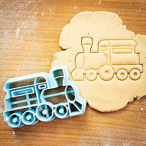 Selling3D Casa, arredamento e bricolage:Articoli per cucina e bar:Accessori per pasticceria:Formine e stampi per biscotti Trenino cookie cutter formina tragliabiscotti