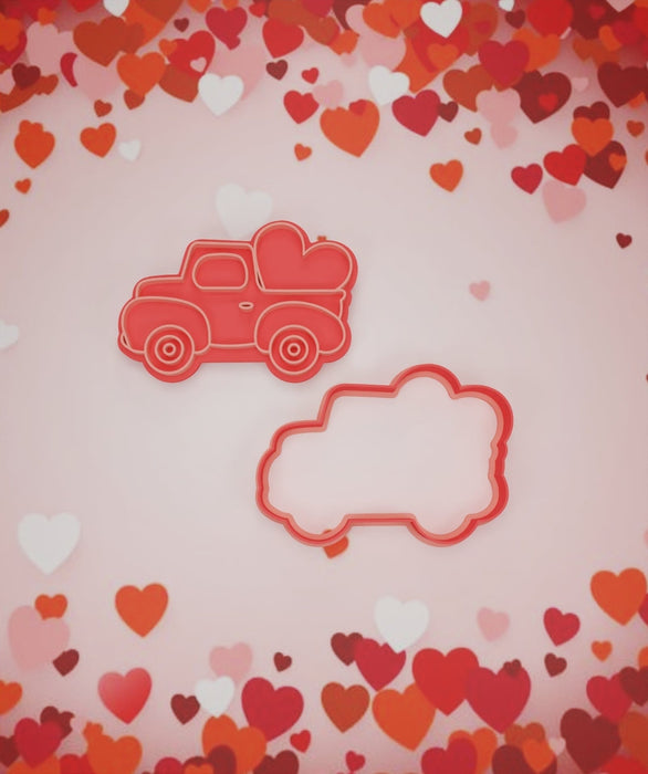 Selling3D Macchina con cuore idea san valentino 8cm
