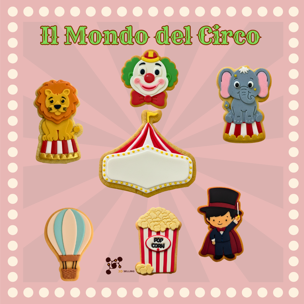 Tagliabiscotti 3D Circo