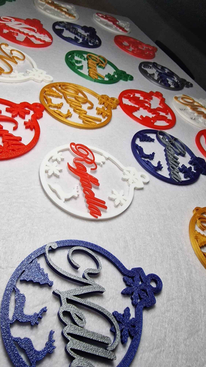 Pallina di Natale Personalizzabile - 3d Selling
