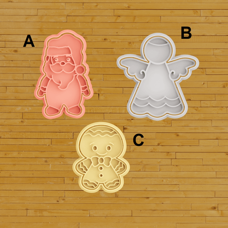 Kit Natalizio cookie cutter formina tagliabiscotti - 3d Selling