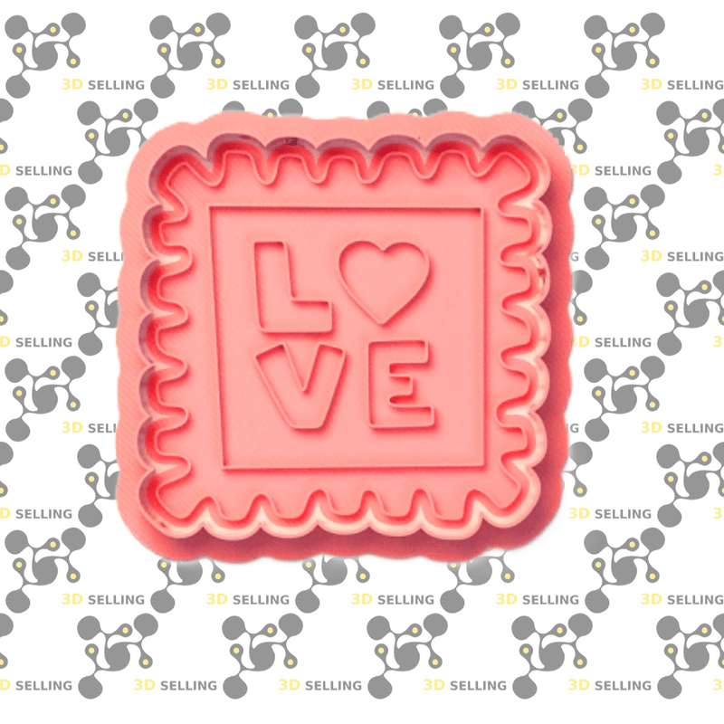Biscotto Love cookie cutter formina tagliabiscotti - 3d Selling