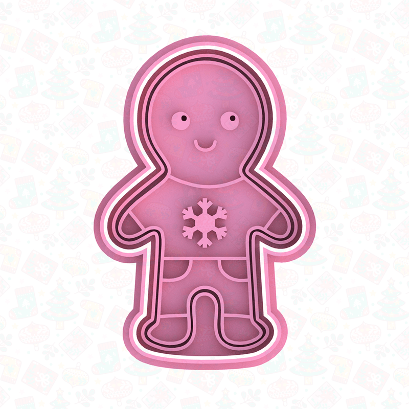Kit Famiglia Gingerbread 8cm - 3d Selling