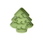 Albero di Natale con cuori cookie cutter formina tagliabiscotti - 3d Selling