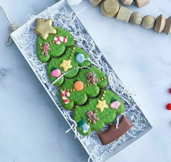 Albero di Natale scomponibile cookie cutter formina tagliabiscotti - 3d Selling