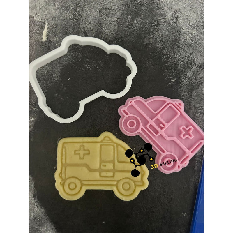 Ambulanza cookie cutter formina tagliabiscotti - 3d Selling