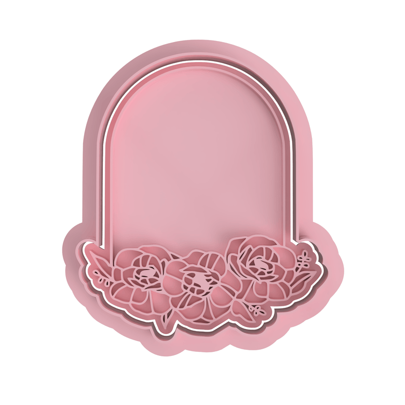 Arco con rose cookie cutter formina tagliabiscotti - 3d Selling