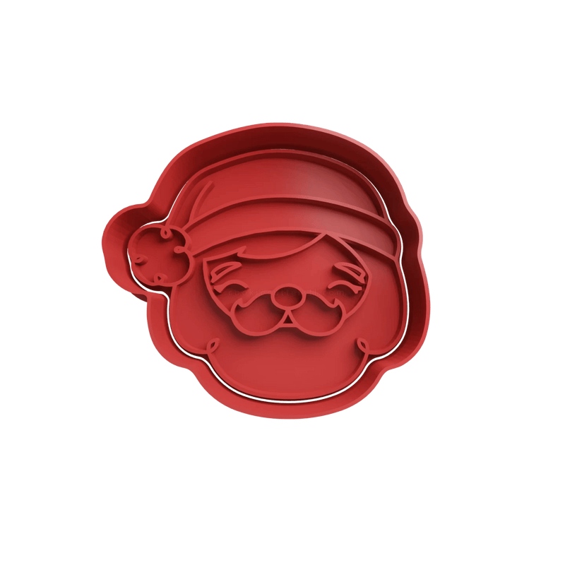 Babbo Natale 8cm cookie cutter formina tagliabiscotti - 3d Selling
