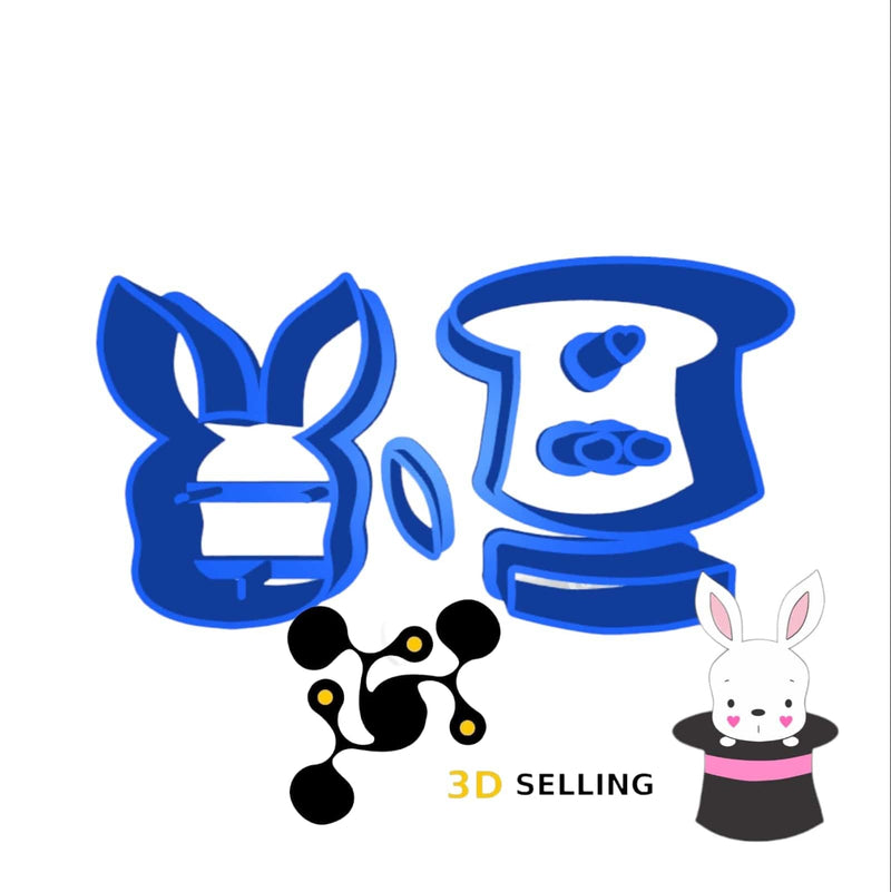 Coniglio dentro il cappello - 3d Selling